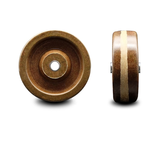 Service Caster SCC - 4" High Temp Phenolic Wheel Only - 3/8" Bore - 600 lbs Capacity SCC-PHSHT414-38 - main